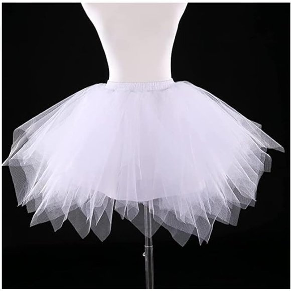 Women's Tutu Skirt Vintage 50s Ballet Bubble Dance Skirts for Cosplay Party - Picture 3 of 4